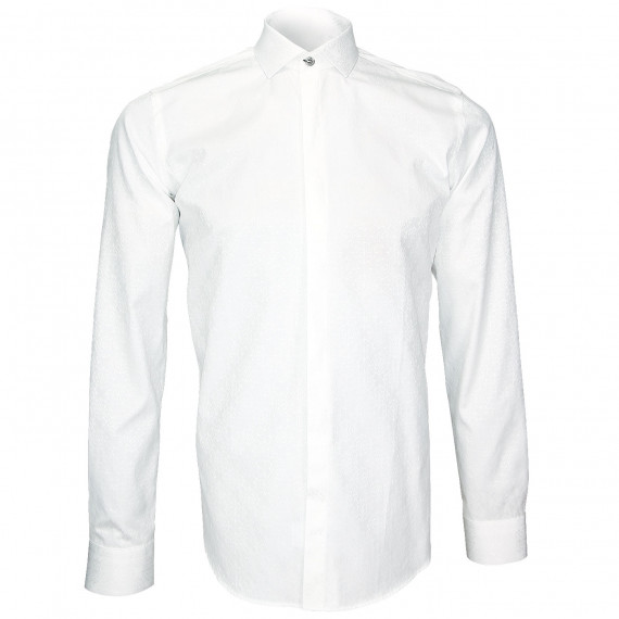 Chemise blanche jacquardWEMBLEY Andrew Mc Allister J3AM2