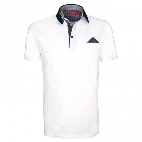 Polo fashion GABARTELLA Andrew Mac Allister 513-WHITE