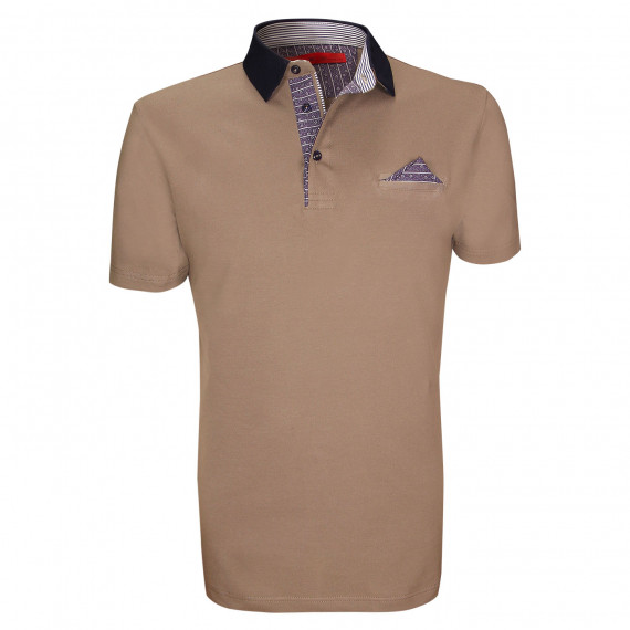 Polo fashion GABARTELLA Andrew Mac Allister 513-TAUPE