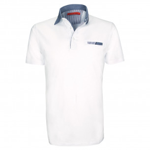 Polo fashion alessandrino Andrew Mac Allister 556-WHITE