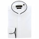Fitted fashion shirt with mao collar