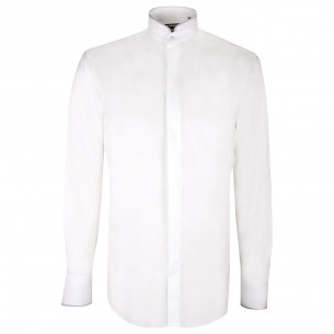 Fitted fashion shirt with mao collar CA4EB2