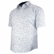 Big size patterned short sleeves shirt neve-aa7dbmc1