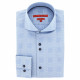 Fitted patterned fabric shirt CHECKER AA3AM1