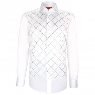 Fitted cotton satin shirt STRASSY-AA16AM1