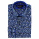 Printed fabric slim fit shirt FIORA-AA4EB1