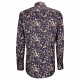 Printed fabric slim fit shirt FIORA-AA4EB3