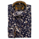 Printed fabric slim fit shirt FIORA-AA4EB3