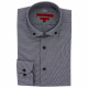 Slim fit shirt in patterned fabric AB2AM1