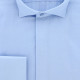 Slim fit shirt in woven fabric with broken collar AB3AM2