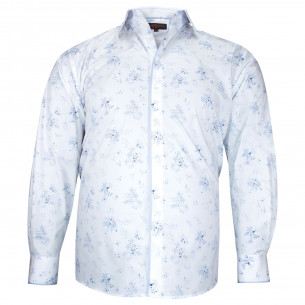 Big size printed fabric shirt
