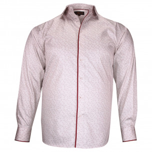 Big size printed fabric shirt