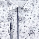 Big size printed fabric shirt FIORBLU AE3EB1
