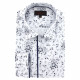 Big size printed fabric shirt FIORBLU AE3EB1
