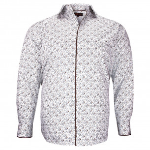 Big size printed fabric shirt FIOMAR AE4DB1