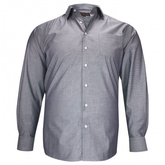 Plus-size shirt in textured patterned fabric TONOGIO AE6DB1