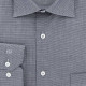 Plus-size shirt in textured patterned fabric TONOGIO AE6DB1