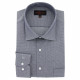 Plus-size shirt in textured patterned fabric TONOGIO AE6DB1