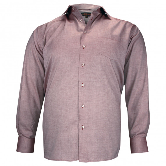 Plus-size shirt in textured fabric TONOROSSO AE7DB1