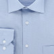 Plus-size shirt in textured fabric TONOBLU AE8DB1