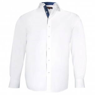 Plus size shirt in plain fabric CLASSOPO AE9DB2