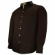 Plus size shirt in plain fabric CLASSOPO AE9DB3