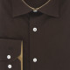 Plus size shirt in plain fabric CLASSOPO AE9DB3
