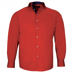 Plus size shirt in plain fabric CLASSOPO AE9DB4