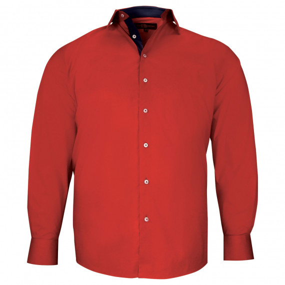 Plus size shirt in plain fabric CLASSOPO AE9DB4