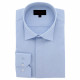 Plus-size shirt in textured fabric with hidden throat DINOZZE AE11DB2