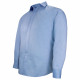 Plus-size shirt in textured fabric with hidden throat DINOZZE AE11DB3