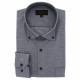 Textured button-down collar plus size shirt ARMATONI AE13DB1