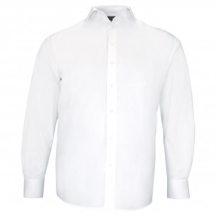 Classic plus size shirt in plain fabric CLASSIMO AE15EB1