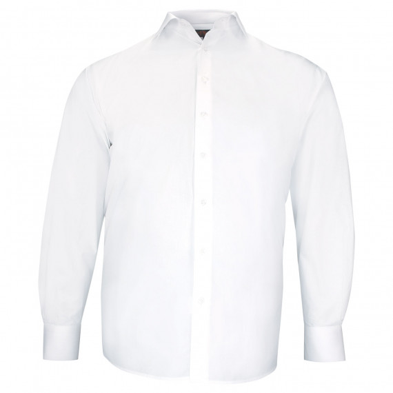 Classic plus size shirt in plain fabric CLASSIMO AE15EB1