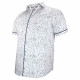 Plus-size short-sleeved shirt with printed fabric VEGELI AE3DBMC1