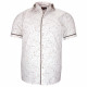 Plus-size short-sleeved shirt with printed fabric GIVELI AE4DBMC1
