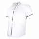 Plus-size plain shirt with piping FINTURA AE5DBMC1