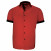 Plus size shirt with contrasting plain fabric ROSSONERO AE10DBMC1