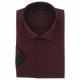 Plus size shirt with contrasting plain fabric ROSSONERO AE10DBMC2