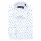 Straight cut shirt in floral print fabric FANIOLO AE6EB1