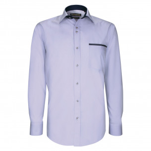 Plain fitted shirt with pocket edging TASCOPO AE8EB2