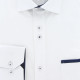 Plain fitted shirt with pocket edging TASCOPO AE8EB3