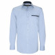 Plain fitted shirt with pocket edging TASCOPO AE8EB4