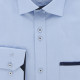 Plain fitted shirt with pocket edging TASCOPO AE8EB4