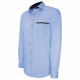 Plain fitted shirt with pocket edging TASCOMAR AE9EB1