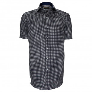 Straight cut shirt in checked print fabric CARRETO AE2EBMC1
