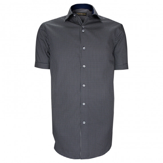 Straight cut shirt in checked print fabric CARRETO AE2EBMC1