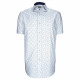 Straight cut shirt with printed fabric FLORALO AE3EBMC1