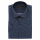 Straight cut shirt with floral print fabric FLORALI AE4EBMC1
