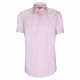 Plain fitted short-sleeved shirt